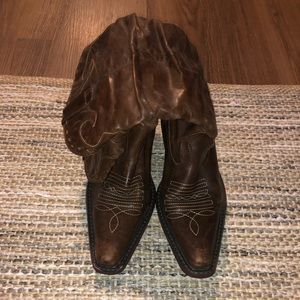 Brown Steve Madden Cowgirl Boots